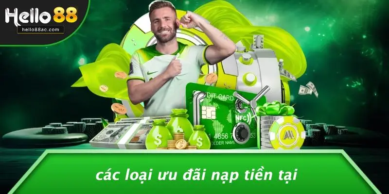 Các Loại Ưu Đãi Nạp Tiền Tại