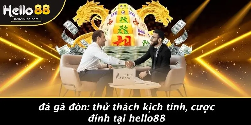 ĐÁ GÀ ĐÒN: THỬ THÁCH KỊCH TÍNH, CƯỢC ĐỈNH TẠI HELLO88