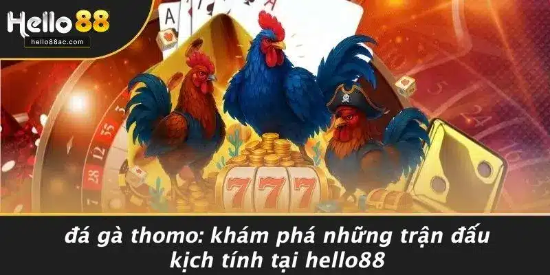 ĐÁ GÀ THOMO: KHÁM PHÁ NHỮNG TRẬN ĐẤU KỊCH TÍNH TẠI HELLO88